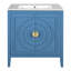 Armoire de rangement pour salle de bain 30 po avec 2 grandes portes à fermeture douce avec organisateur, 1 tiroir dissimulé et tablette réglable, meuble-lavabo avec lavabo