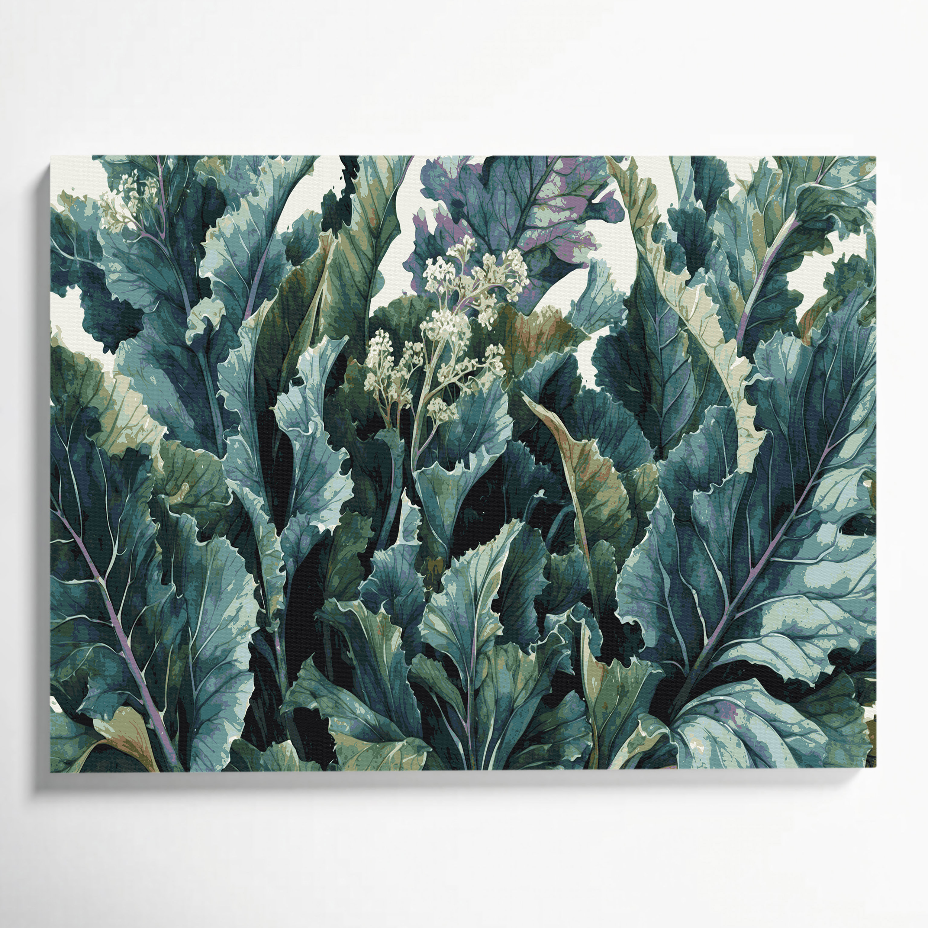 Bold Canvas Kale Mural Home Management Board preview
