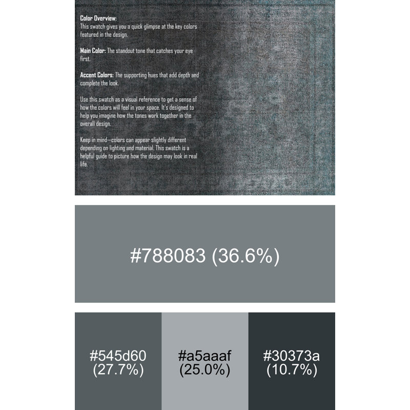 Tapis gris, Tapis de couloir 2 pi x 5 pi
