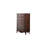 Simple Retro Style Teak Entrance Cabinet Solid Wood Accent Chest