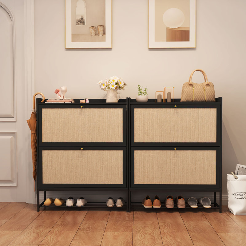 Rangement à chaussures 20 paires, Noir, H 39,37 po x l 31,5 po x P 9,25 po