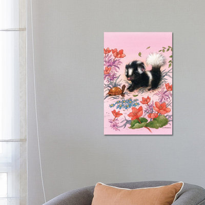 Baby Skunk - Wrapped Canvas Print