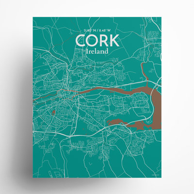 Cork City Map, impression