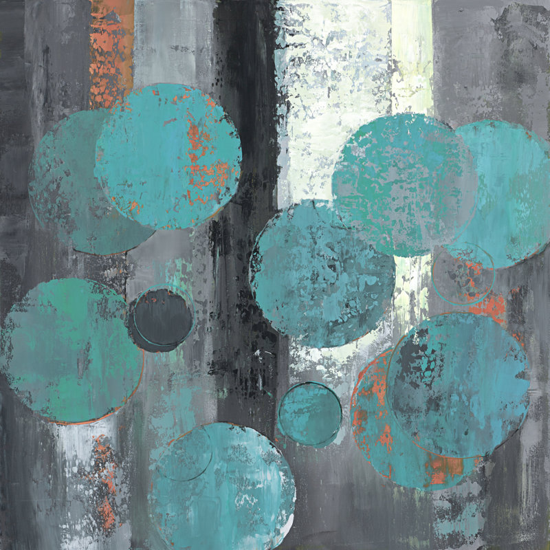 Spherical Flow II 1 Piece Wrapped Canvas Painting, 30cm H x 30cm W