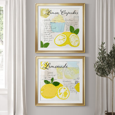 " Lemon Cupcakes " 2 - Pieces