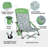 Adifaah Folding Beach Chair
