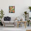 «Modern Tropical Pots Plant» par Carol Robinson - peinture sur toile à cadre flottant-91319516-91319519