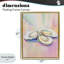 Cadre flottant Pastel Oysters Harmony, design par The Prints Vibe-2065704602-2065704603