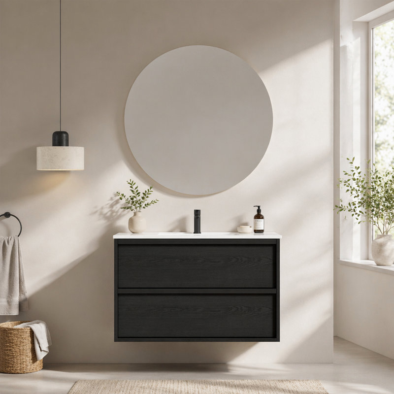 Meuble-lavabo 36 po avec lavabo en céramique