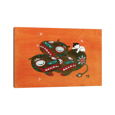 Hellhound 1 Piece Wrapped Canvas Wall Art
