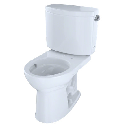 Drake® 1.28 GPF (Water Efficient) Round Two-Piece Toilet (Seat Not Included)