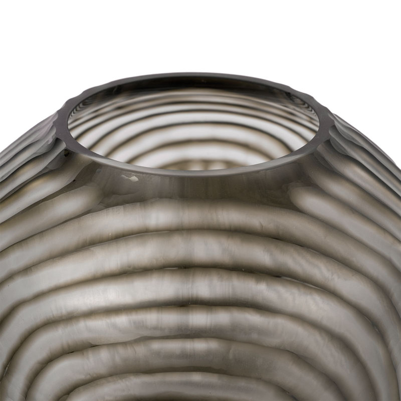 Circle Handcrafted Table Vase, Nori Green