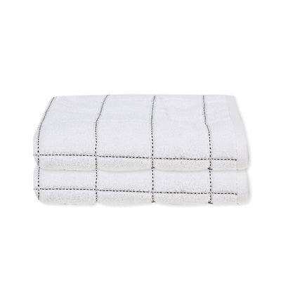 Ensemble de 4 serviettes 100% coton Amaarah