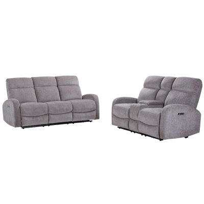 Rosamund Power Reclining Sofa And Loveseat