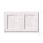 CASAINC Ready-to-Assemble White Shaker Kitchen Wall Cabinet W30" X H18" X D12"（Handles Not Included）