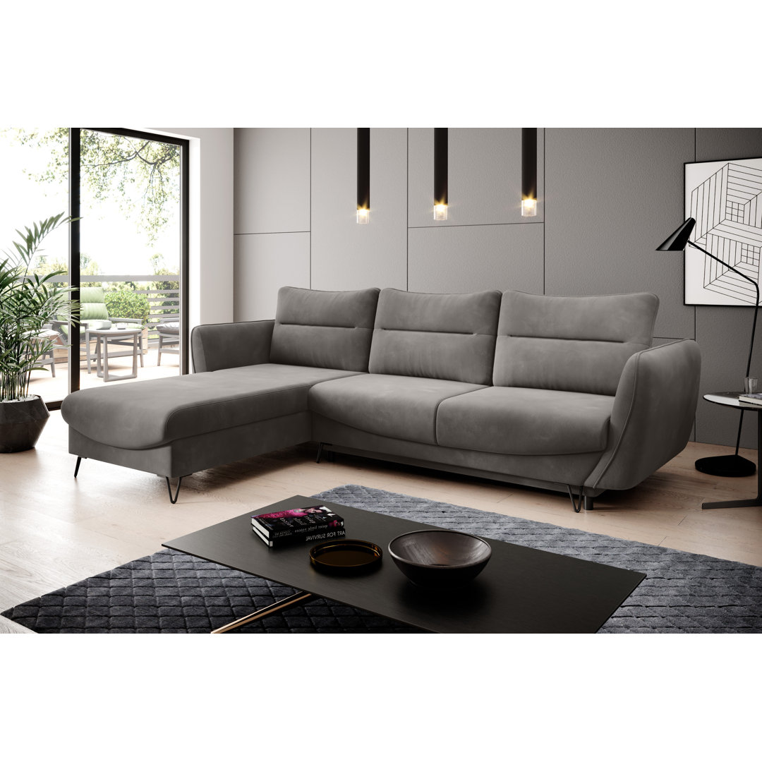 Ecksofa Storrie mit Bettfunktion