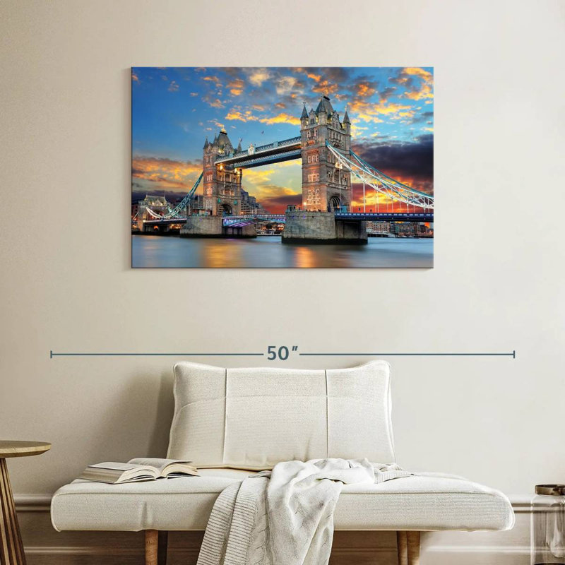 Hannes Tower Bridge Of London, 26" H x 39" W