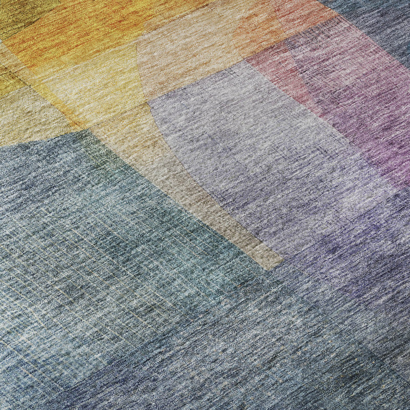 Premium Machine Washable Albarran AMF1113 Modern Rug, Rectangle 10' x 14'