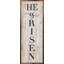 He Is Risen vertical blanchi