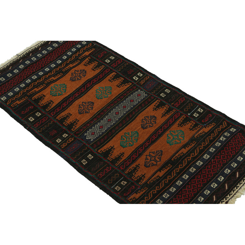 Hand Woven Silk and Wool Area Rug