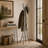 Dark Gray Shept Mallet Metal Coat Rack
