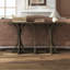 Console de 63 po avec base en bois massif, table rectangulaire traditionnelle américaine pour les entrées ou derrière les canapés-132277245