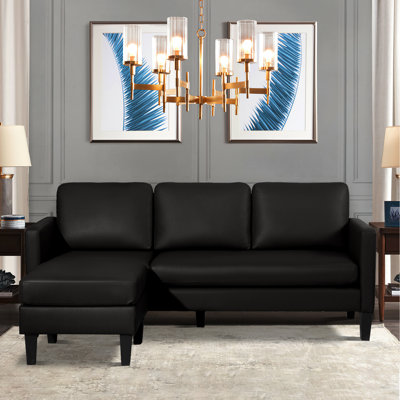 Idy Upholstered Sectional by Ebern Designs