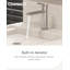 Robinet de lavabo de salle de bain moderne à poignée simple Tinian-115657407