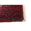 Tapis rouge en laine noué à la main de conception unique 3 pi 4 po x 5 pi 11 po New Age