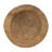 Decorative Candle Holder With Tree Stump Base, 8 Inch Brown Teak Wood