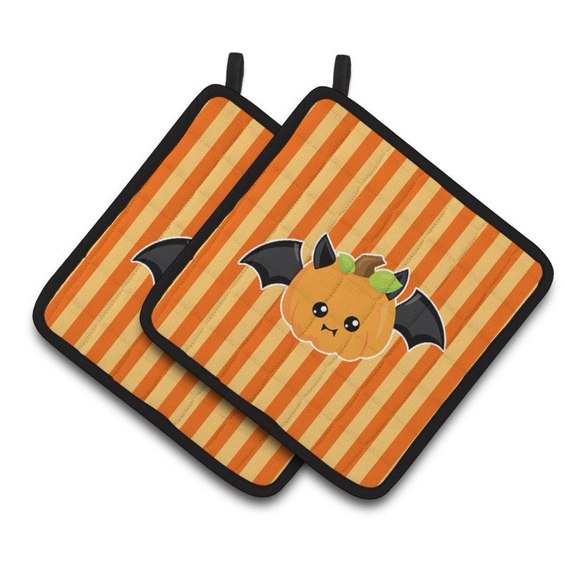 Cuisinier poignée caroline halloween citrouille bat