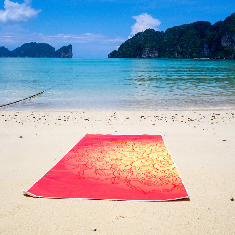 Ultra Light Beach Towel, Orange