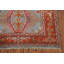 Tapis géométrique bleu pour vestibule 3 x 5 Khotan