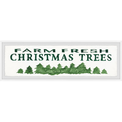 Farm Fresh Trees - Single Picture Frame Panoramic Print
