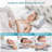 Ergonomic Neck Support Pillow For Side Back Stomach Sleepers With Pillowcase