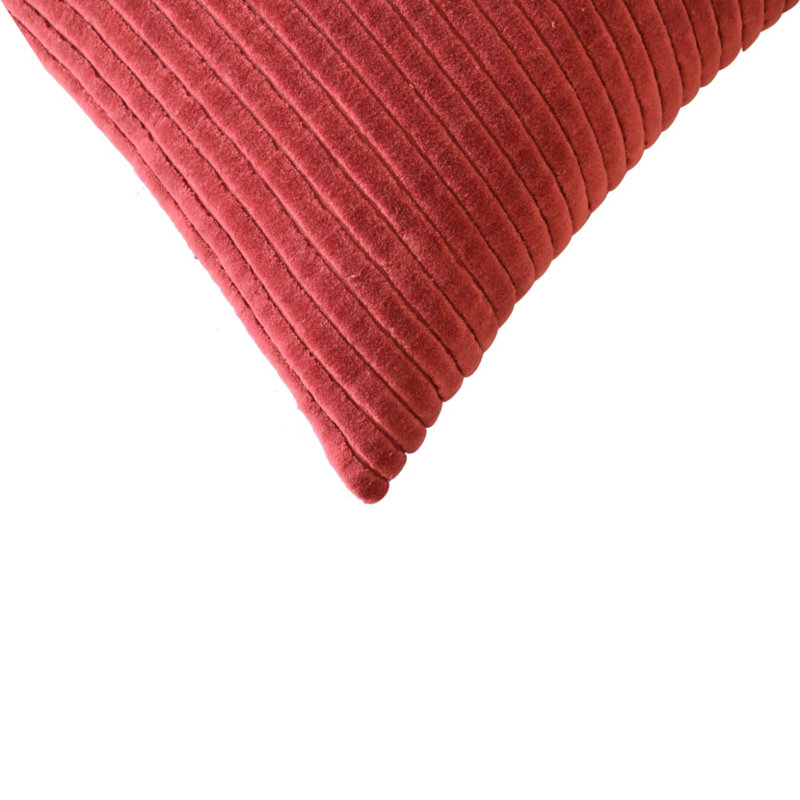 Ingvald Striped Square Cushion, Red