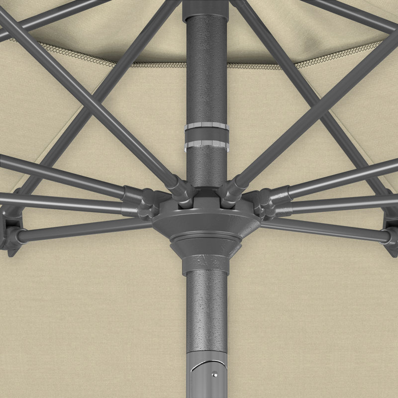 Parasol de marché 9 pi Edwyn, Beige antique