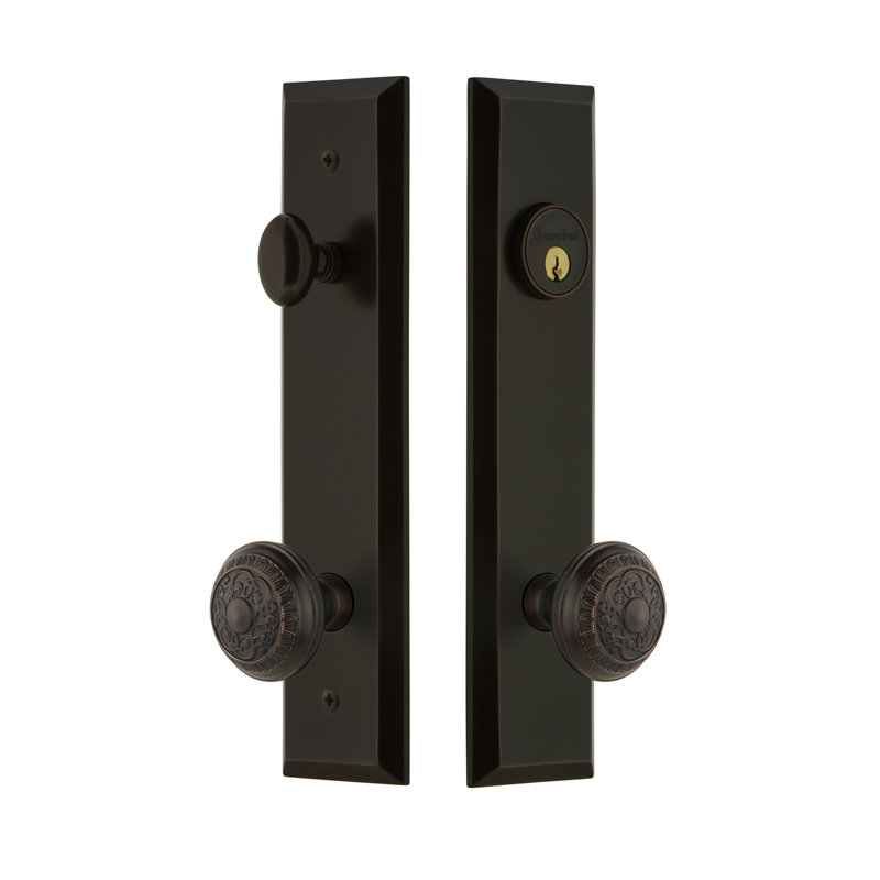 Ensemble d'entrée haut complet Fifth Avenue, Bronze intemporel, 2,375 po