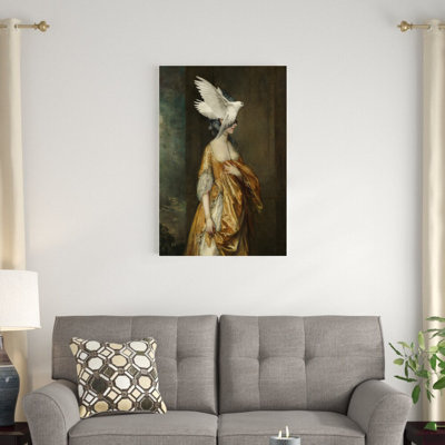 «Flightless Bird II» par Victoria Barnes - impression sur toile tendue