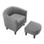 Chaise rembourrée avec repose-pieds-1783890151