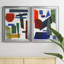 «Colorful Shapes II», reproduction encadrée de qualité supérieure - prête à être accrochée-1564236752-1564236744