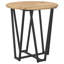  Side Table Set 2 Pcs Old Wood And Black 50 X 50 X 50.5 Cm-2071023654