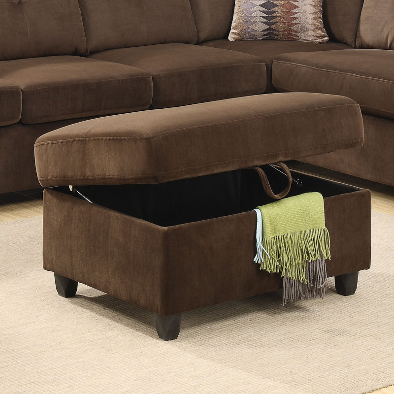 Repose-pieds avec rangement Chewelah, Beige