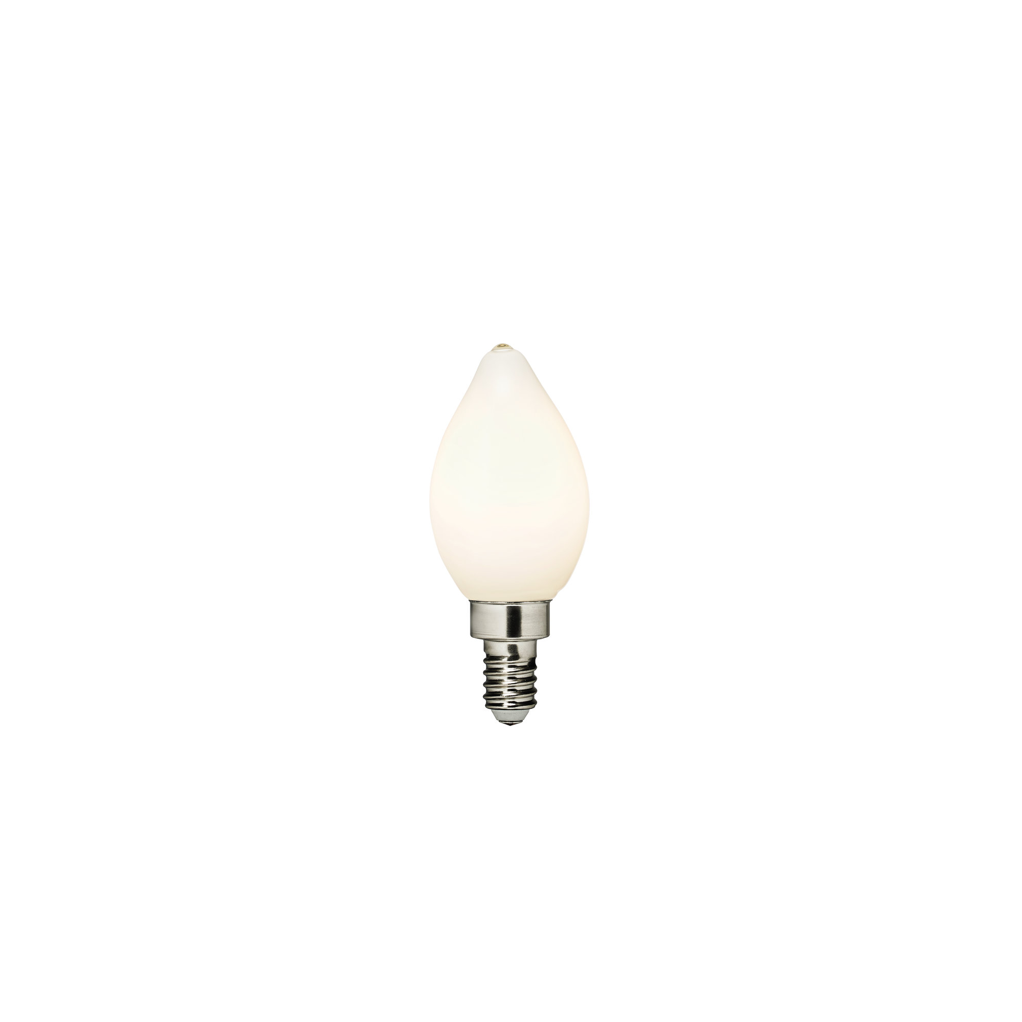 Visual Comfort & Co. LED Torpedo shape 4W E12 Candelabra base Frosted light bulb, 3000 Kelvins