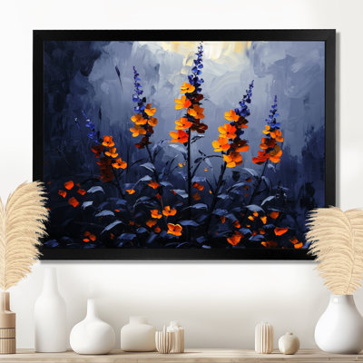 Night Forest Plants In The Dark I - Plants Wall Art