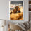 «Chatterly Farm Harvesting Gold Field» sur impression sur toile