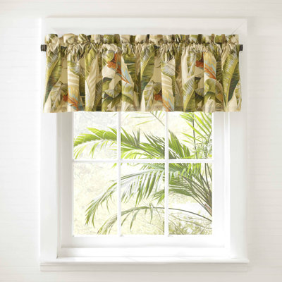 Tommy Bahama Palmiers Cotton 72" Window Valance