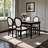Amando 19.7" H Upholstered Side Chair King Louis Back Solid Wood Dining Chairs-1822327651-1822327649-1817042829