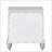 Transitional Platinum 2-Drawer Nightstand with Storage