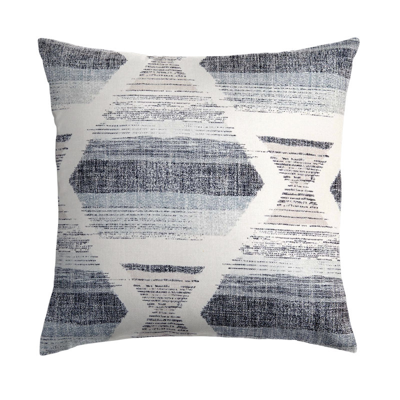  Housse et insert de coussin carré Juniper, Bleu, 22 po x 22 po